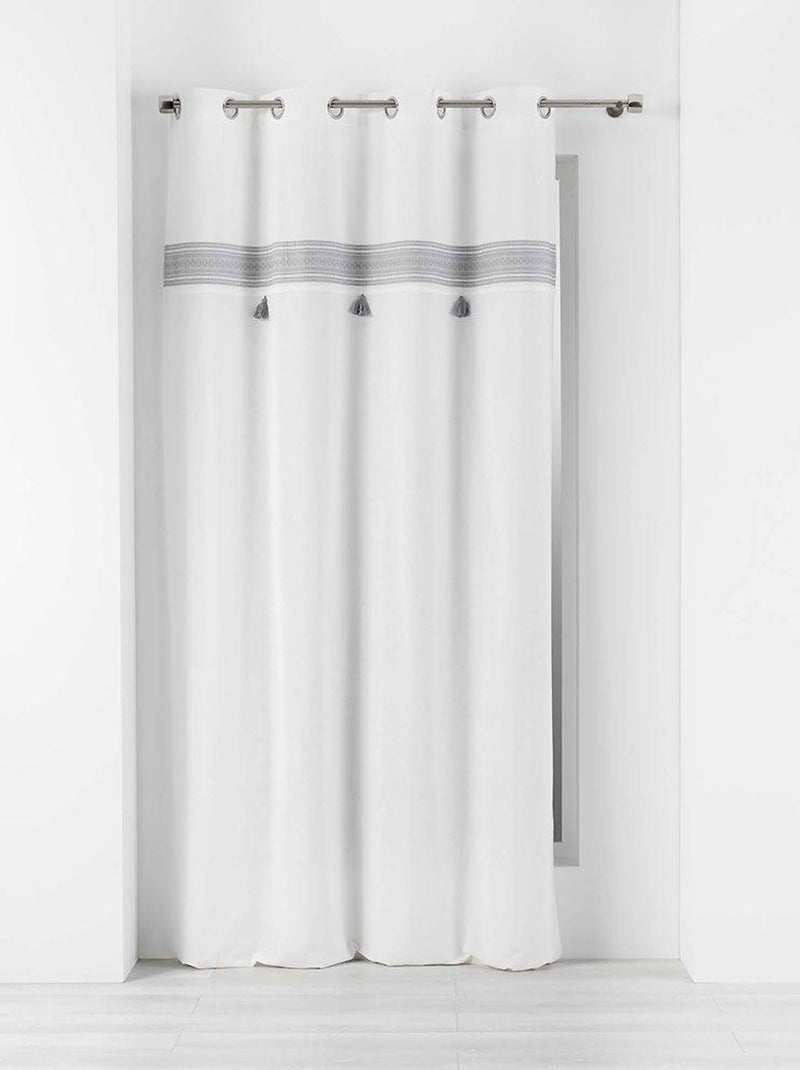 Rideau Amaya Gris - Kiabi