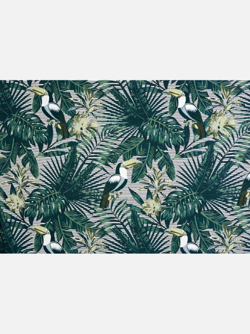 Rideau ambiance tropicale motif toucan Vert - Kiabi