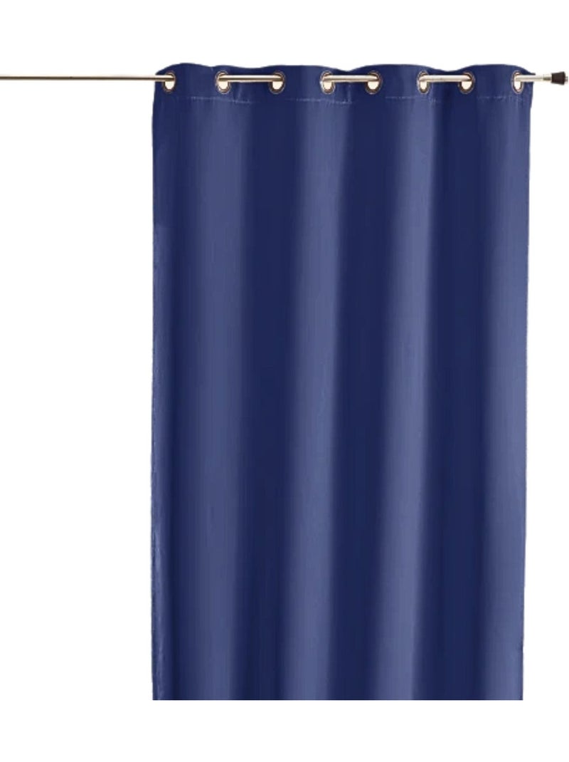 Rideau ameublement 80% occultant Bleu - Kiabi
