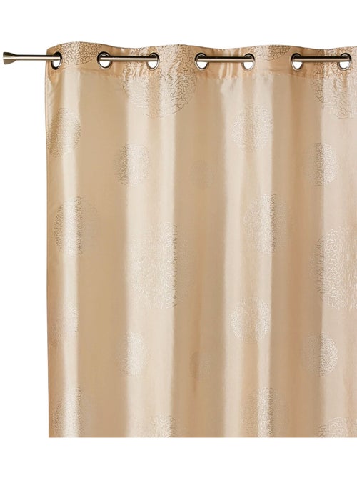 Rideau ameublement en Taffetas imprimé Argent - Kiabi