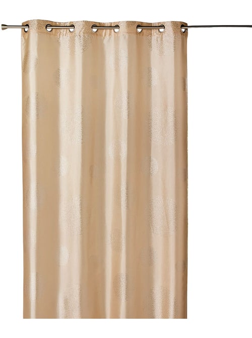 Rideau ameublement en Taffetas imprimé Argent - Kiabi