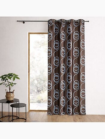 Rideau Ameublement Jacquard 'Tourbillons'
