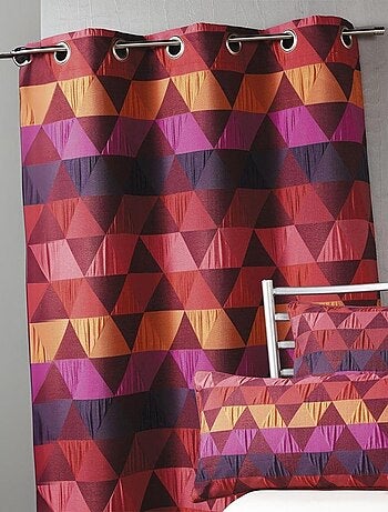 Rideau ameublement Jacquard 'triangles'