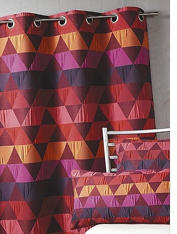 Rideau ameublement Jacquard 'triangles'