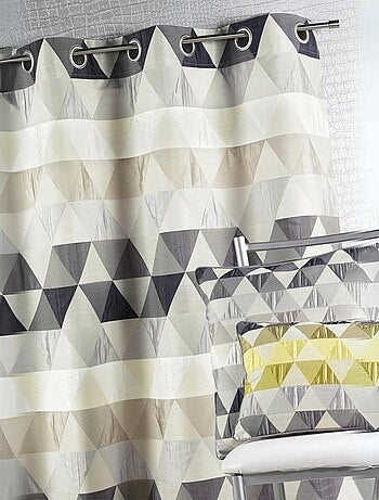 Rideau ameublement Jacquard 'triangles'