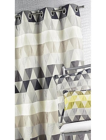 Rideau ameublement Jacquard 'triangles'