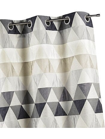 Rideau ameublement Jacquard 'triangles'