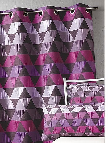 Rideau ameublement Jacquard 'triangles'