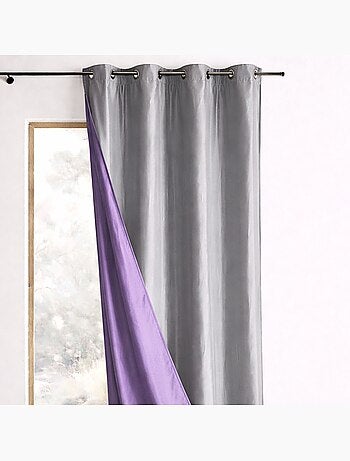 Rideau Ameublement Réversible en Taffetas