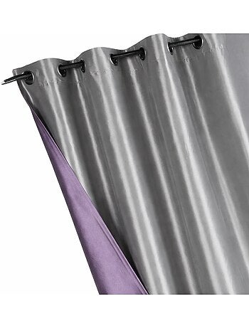 Rideau Ameublement Réversible en Taffetas