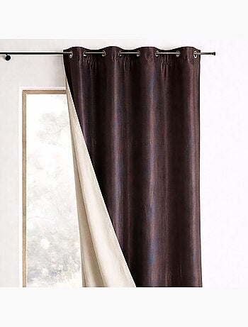 Rideau Ameublement Réversible en Taffetas