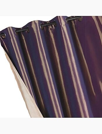 Rideau Ameublement Réversible en Taffetas