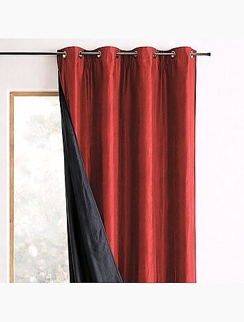 Rideau Ameublement Réversible en Taffetas