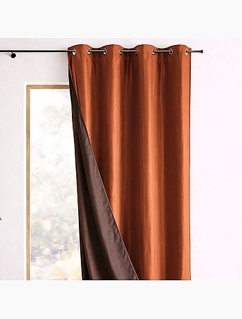 Rideau Ameublement Réversible en Taffetas