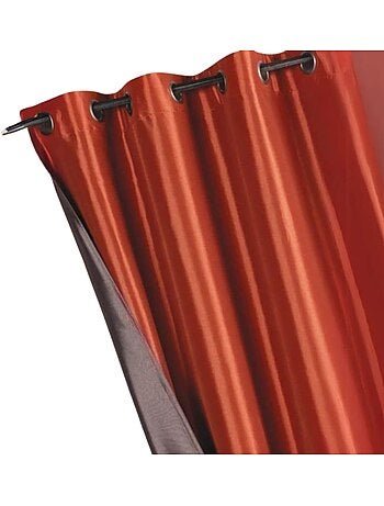 Rideau Ameublement Réversible en Taffetas