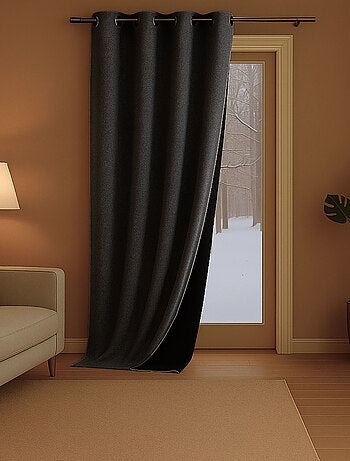 Rideau anti-froid doublé polaire