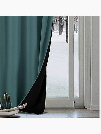 Rideau anti-froid doublé polaire