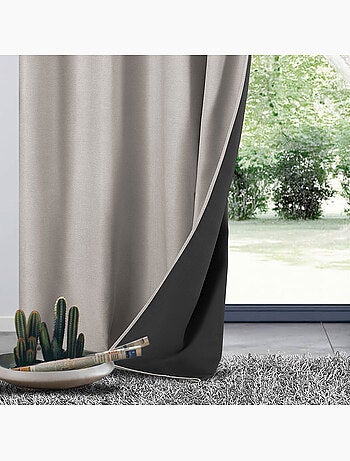 Rideau anti-froid doublé polaire