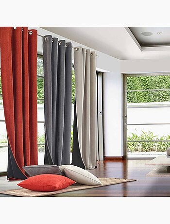 Rideau anti-froid doublé polaire