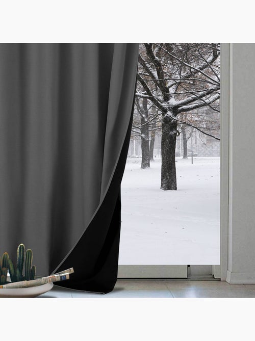Rideau anti-froid doublé polaire - Kiabi