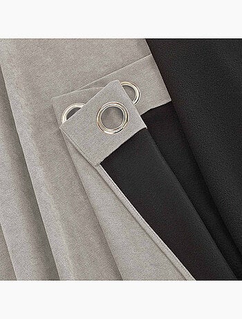 Rideau anti-froid doublé polaire