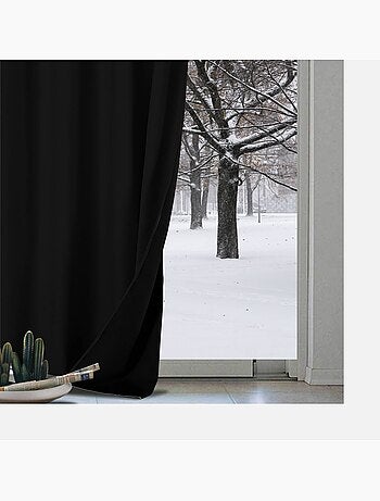 Rideau anti-froid doublé polaire