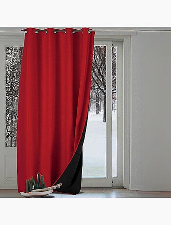 Rideau anti-froid doublé polaire