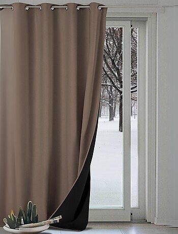 Rideau anti-froid doublé polaire