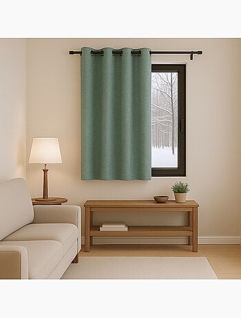 Rideau anti-froid doublé polaire