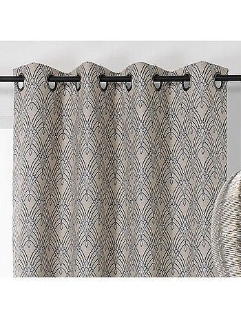 Rideau art décoratif en jacquard