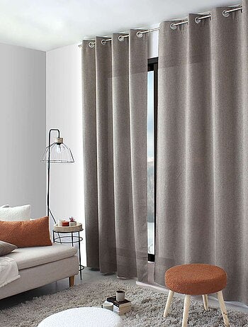 Rideau aspect chenillé