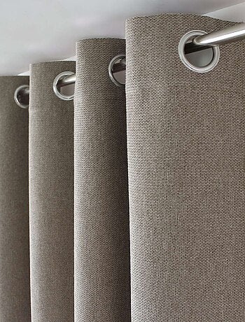 Rideau aspect chenillé