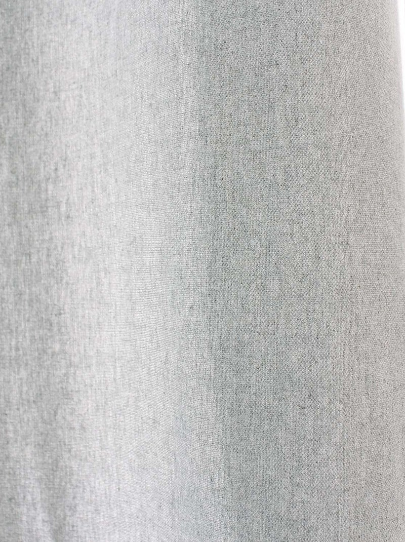 Rideau aspect chiné en coton recyclé DUNE Gris - Kiabi