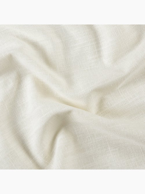 Rideau aspect lin à oeillets - Kiabi