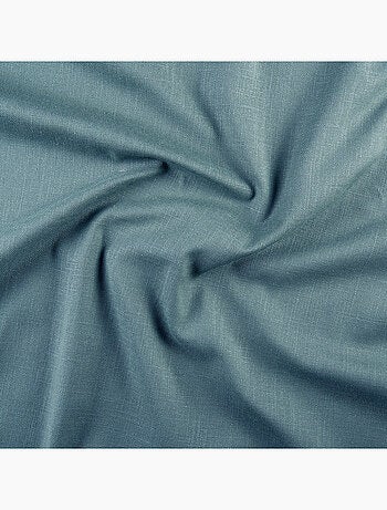 Rideau aspect lin à oeillets