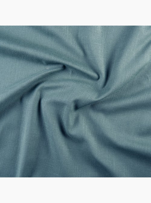 Rideau aspect lin à oeillets - Kiabi