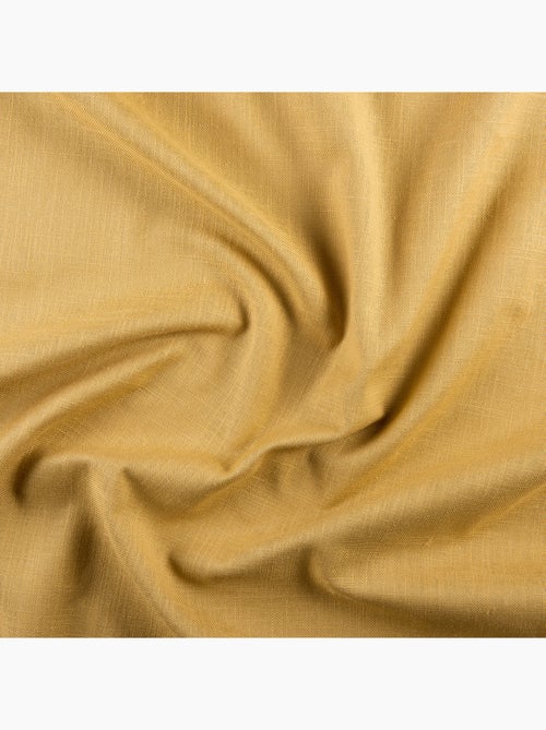 Rideau aspect lin à oeillets - Kiabi