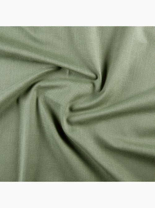 Rideau aspect lin à oeillets - Kiabi