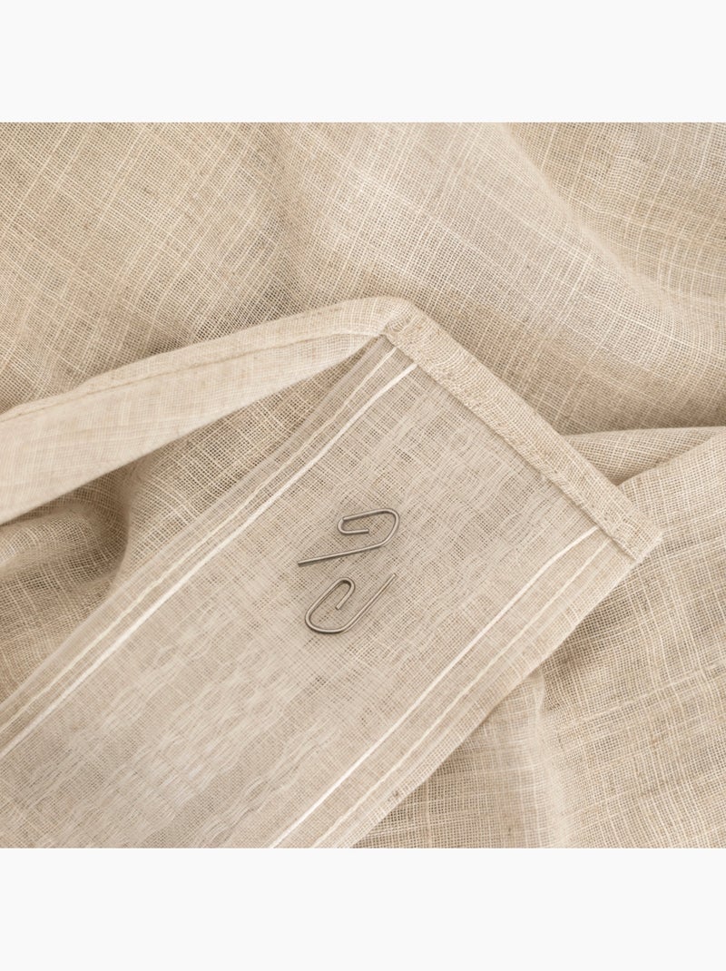 Rideau Aura "Happyfriday" Beige - Kiabi