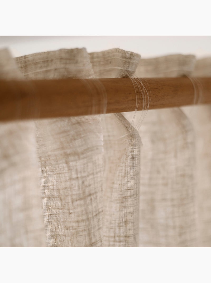 Rideau Aura "Happyfriday" Beige - Kiabi