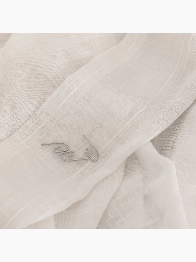 Rideau Aura "Happyfriday" Blanc - Kiabi