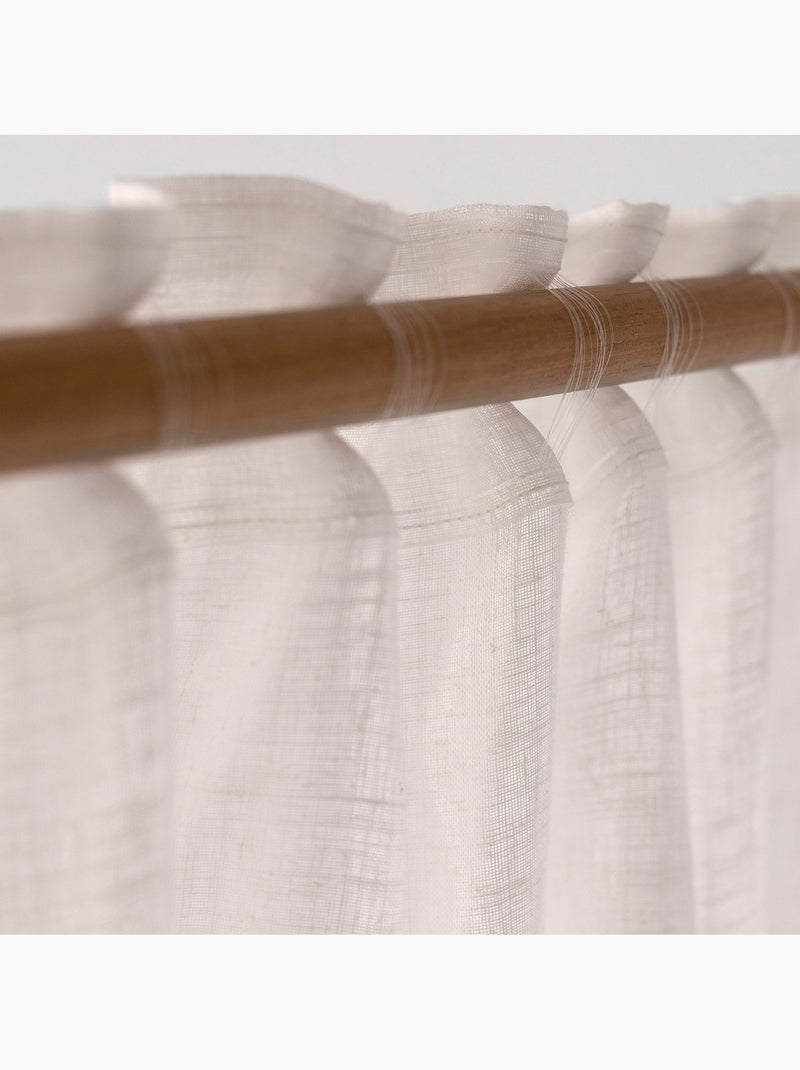 Rideau Aura "Happyfriday" Blanc - Kiabi