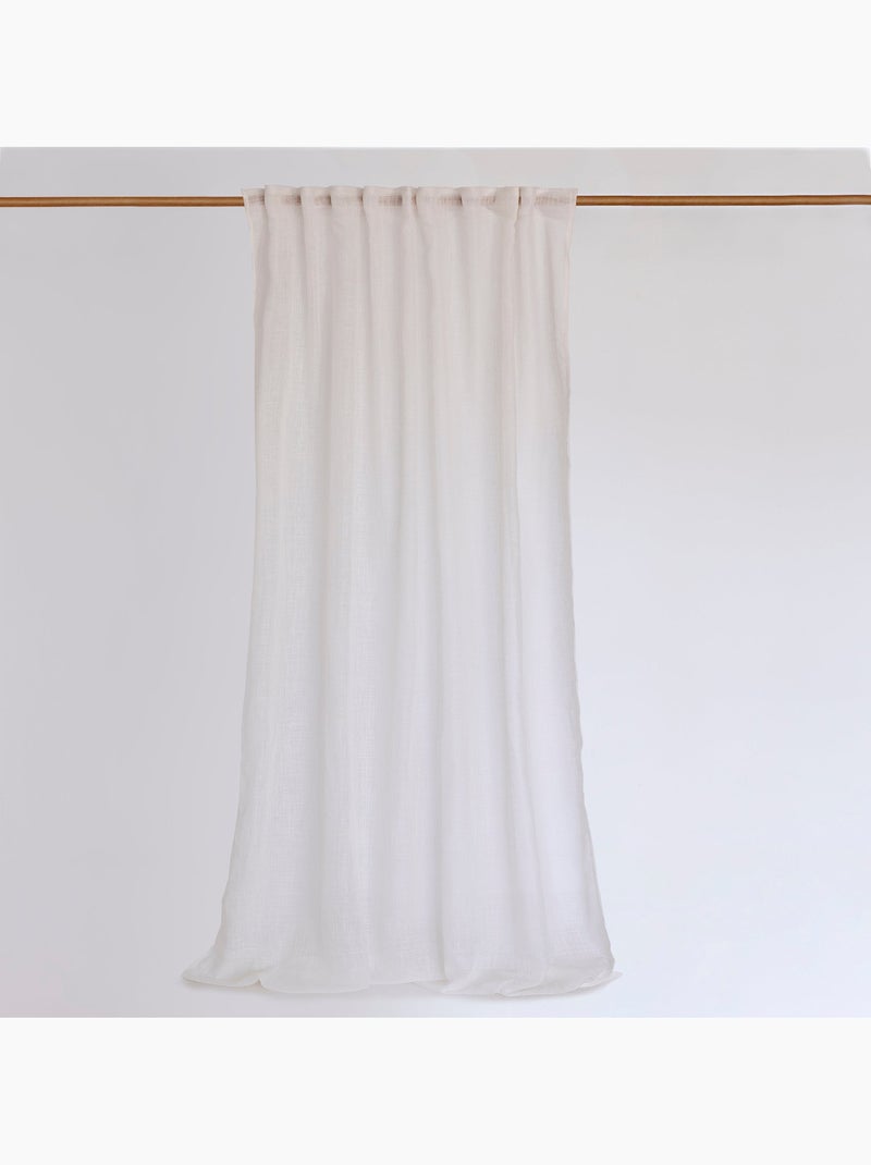 Rideau Aura "Happyfriday" Blanc - Kiabi