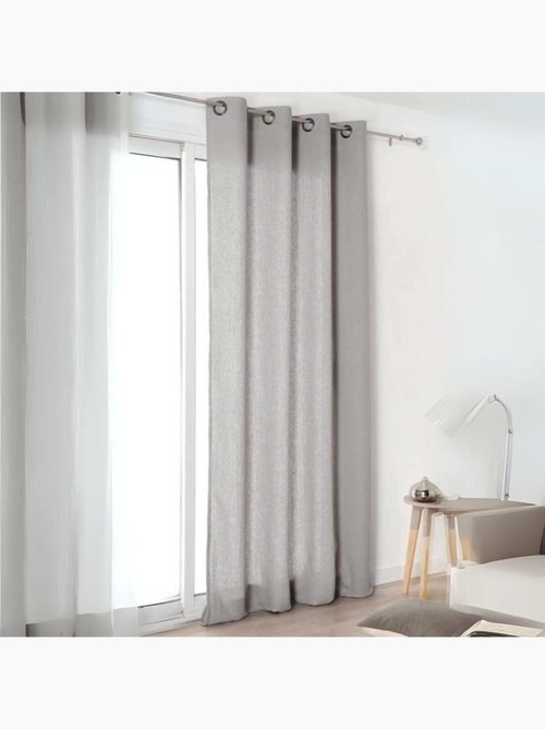 Rideau "Authentique" en 100% lin - Kiabi