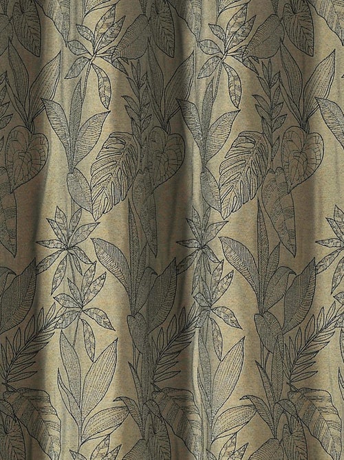 Rideau aux feuilles stylisées - Kiabi