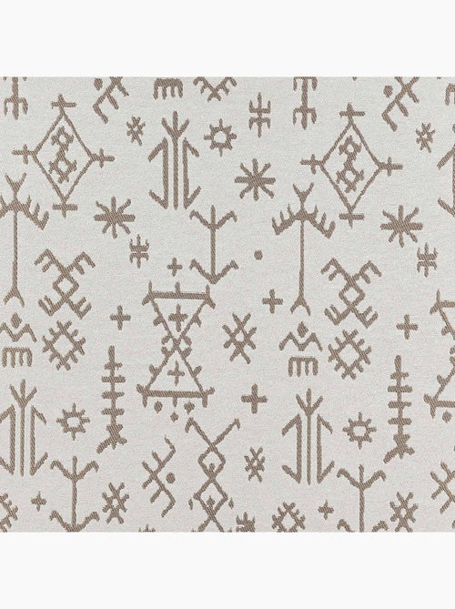 Rideau aux impressions de dessins aztèques - Kiabi