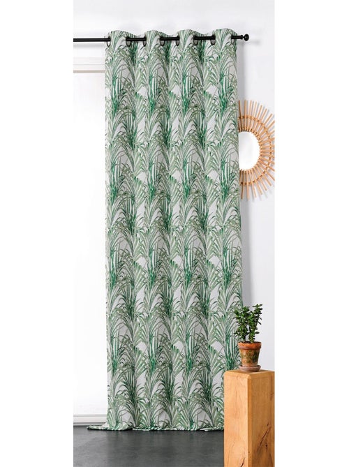 Rideau aux  impressions exotiques - Kiabi