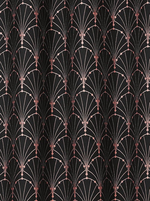 Rideau aux impressions métallisées - Kiabi