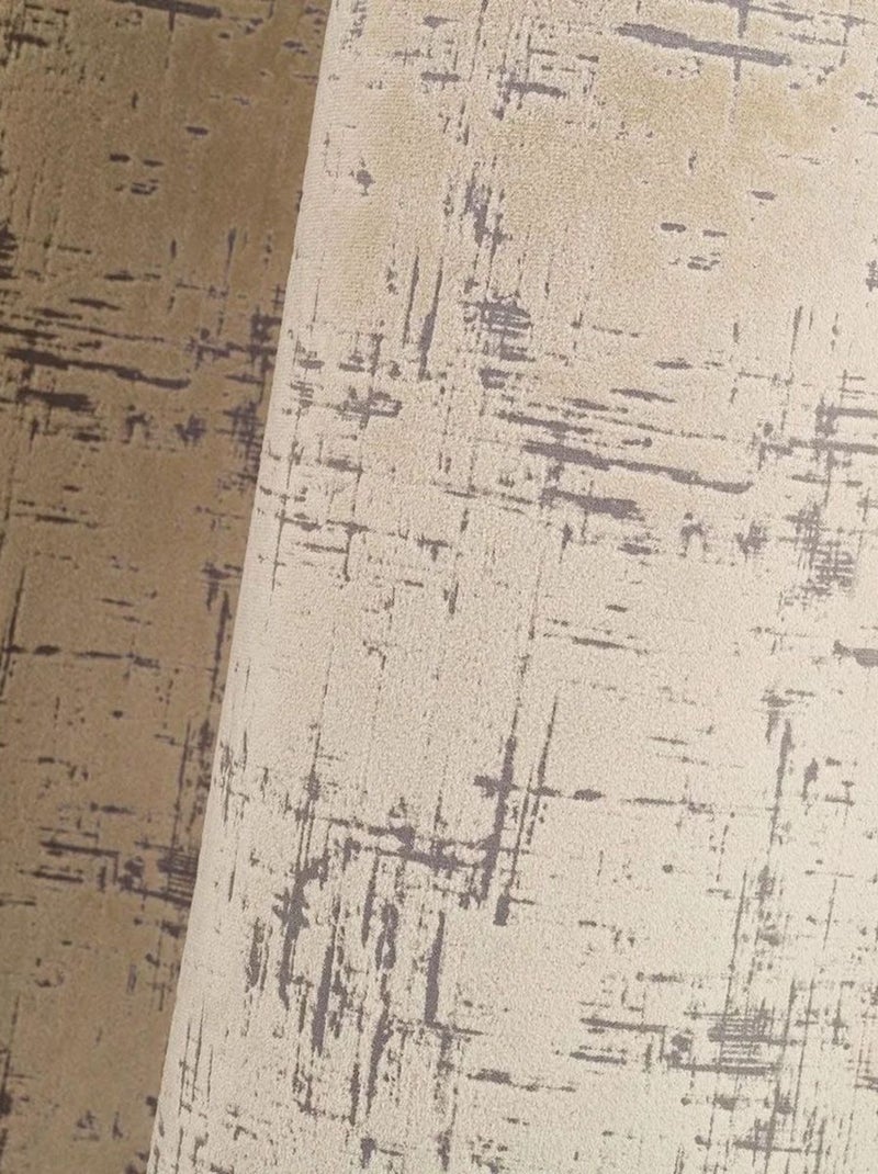 Rideau bliss velours Beige - Kiabi