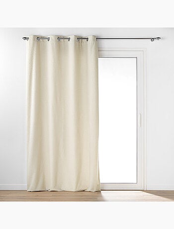 Rideau bouclette à oeillets